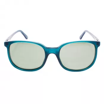 Óculos de sol LGR Woman Spring Green 37 - armação retangular de acetato UV400