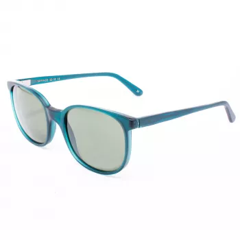 Óculos de sol LGR Woman Spring Green 37 - armação retangular de acetato UV400