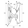 LH-GROUP OMB suporte para video wall 46-55