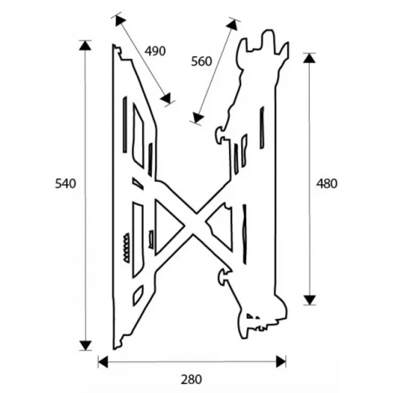 LH-GROUP OMB suporte para video wall 46-55