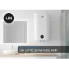 LIN LIFVD1SMWH 80L termoacumulador elétrico inteligente, branco, Wi-Fi