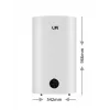 LIN LIFVD1SMWH 80L termoacumulador elétrico universal, branco, Wi-Fi