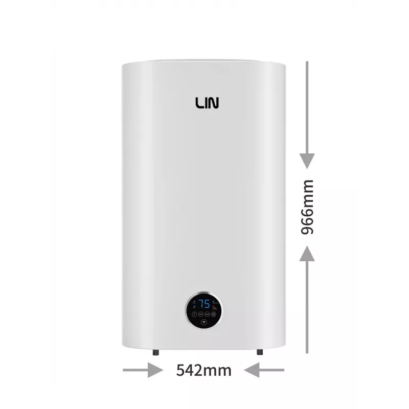 LIN LIFVD1SMWH 80L termoacumulador elétrico universal, branco, Wi-Fi
