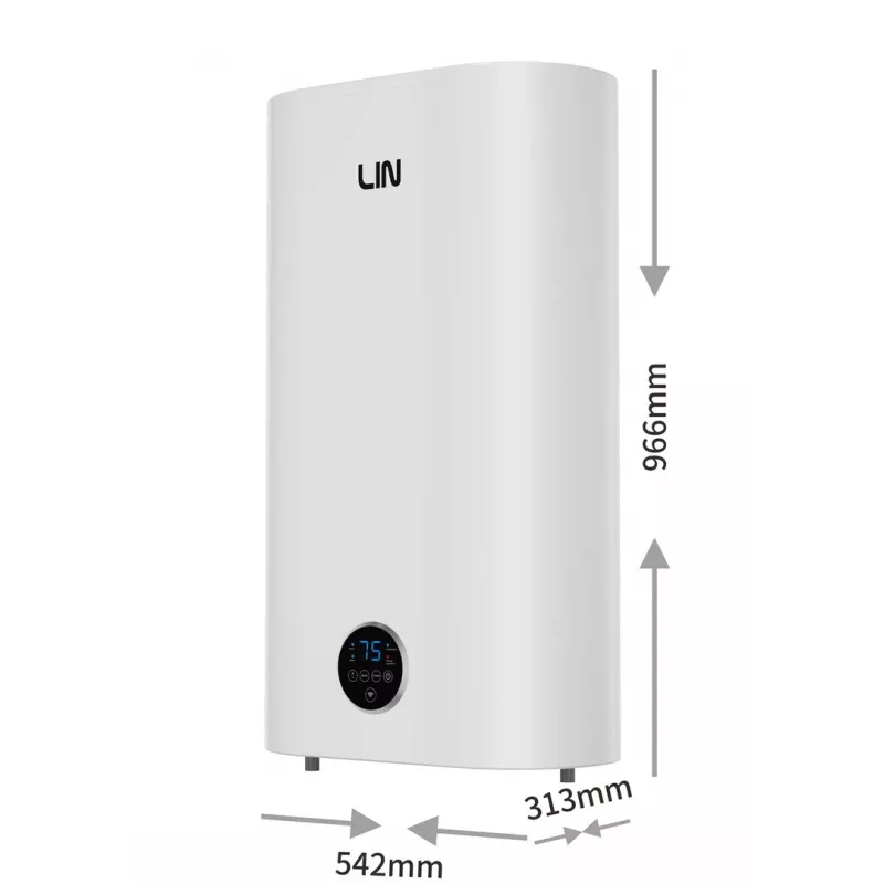 LIN LIFVD1SMWH 80L termoacumulador elétrico universal, branco, Wi-Fi