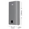 LIN LIFVD1SMGY 100L termoacumulador elétrico universal, cinzento, Wi-Fi