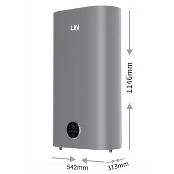 LIN LIFVD1SMGY termoacumulador elétrico universal 100L, cinzento, Wi-Fi