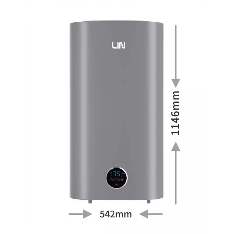 LIN LIFVD1SMGY 100L termoacumulador elétrico universal, cinzento, Wi-Fi