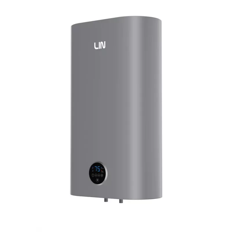 Termoacumulador elétrico inteligente LIN LIFVD1SMGY 80L, cinzento, Wi-Fi