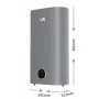 LIN LIFVD1SMGY 80L termoacumulador elétrico universal, cinzento, Wi-Fi