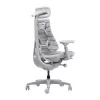 LiberNovo Omni Cadeira de escritório ergonómica dinâmica, Cinzento, Mesh, altura do assento 45 cm, braços ajustáveis 3D, capacidade 120 kg