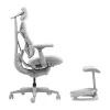 LiberNovo Omni Cadeira de escritório ergonómica dinâmica, Cinzento, Mesh, altura do assento 45 cm, braços ajustáveis 3D, capacidade 120 kg