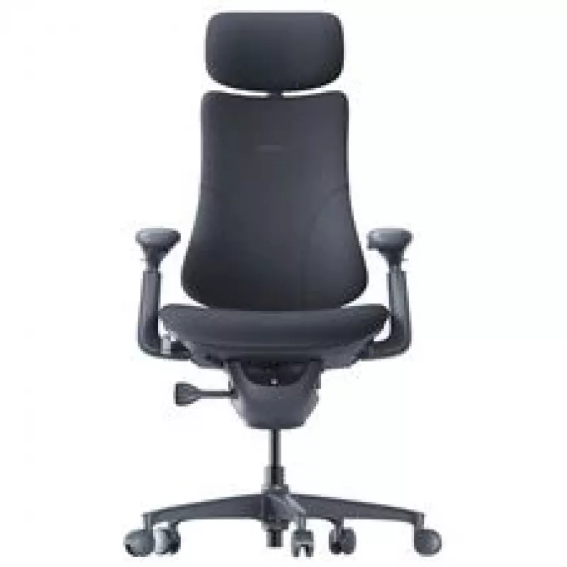LiberNovo Omni Cadeira de escritório ergonómica com encosto ativo e função de massagem, preta