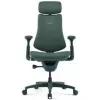 LiberNovo Omni Cadeira de escritório ergonómica com apoio lombar ativo e massagem - verde