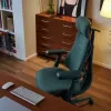 LiberNovo Omni Cadeira de escritório ergonómica com apoio lombar ativo e massagem - verde