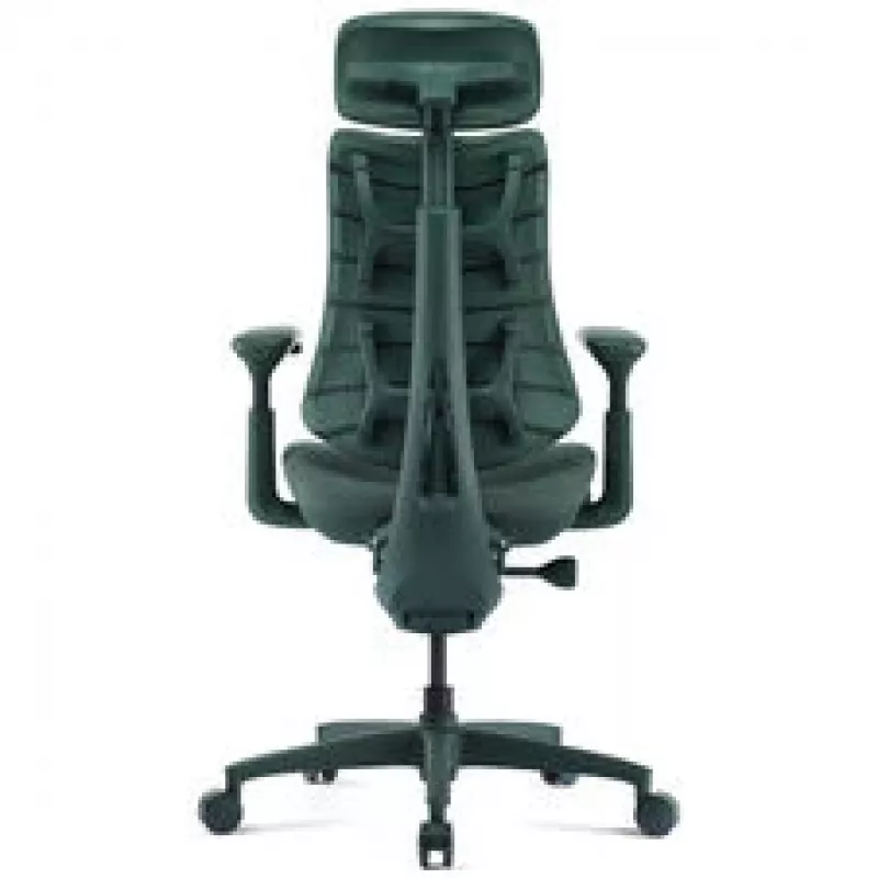 LiberNovo Omni Cadeira de escritório ergonómica com apoio lombar ativo e massagem - verde