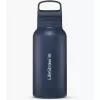 Garrafa com filtro de água LifeStraw Go 2.0 aço inoxidável 1L - Ägäisches Meer