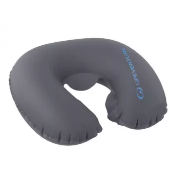 Almofada de pescoço insuflável compacta Lifeventure – preto