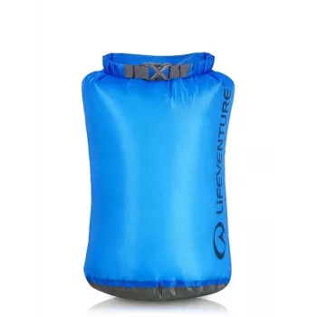 Saco estanque ultraleve Lifeventure Dry Bag 35L azul – impermeável roll-top 30D nylon ripstop