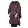 Lifeventure poncho impermeável em Blackcurrant – nylon ripstop com capuz