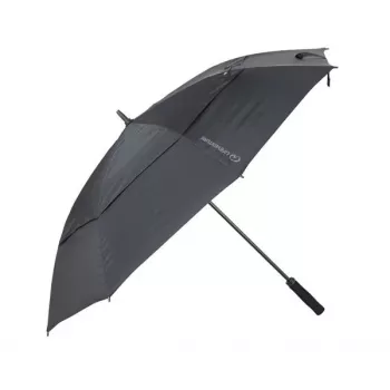 Guarda-chuva Lifeventure XL Trek - preto, resistente ao vento, UPF 50+, 98 cm