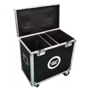 Mala de transporte LIGHT4ME 12R SMART BEAM CASE 2IN1 para 2 aparelhos