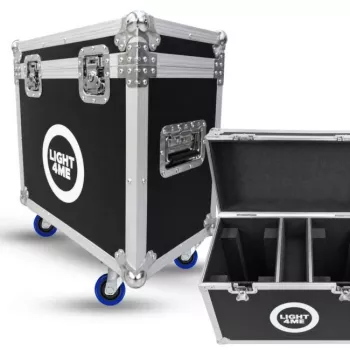 LIGHT4ME 150 SPOT RING CASE 2IN1 flightcase para 2 moving heads
