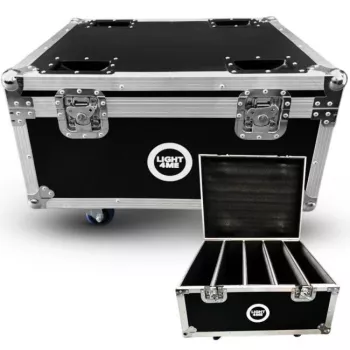 Flight Case LIGHT4ME AURORA WASH HEAD CASE 4IN1 para 4 Moving Heads
