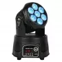 Moving head de lavagem LED LIGHT4ME COMPACT PMH 7x8W