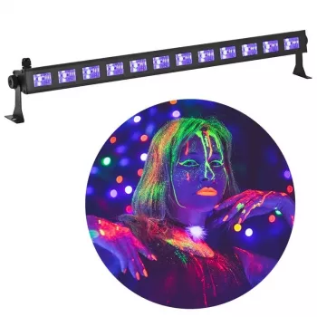 Barra LED LIGHT4ME LED BAR UV 12 + WHITE Strip LED Bar 12
