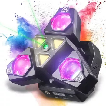 Luz de efeito moving-head LIGHT4ME MADNESS TRI 3IN1