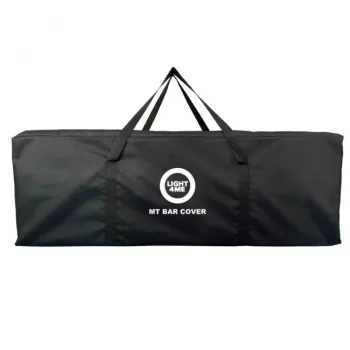 Capa de transporte LIGHT4ME MT BAR COVER robusta para barras de luz até 1000 mm, acolchoada em nylon 600D, fecho de correr duplo, preta