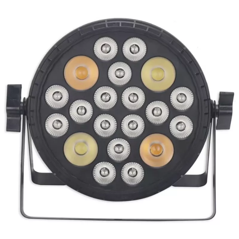 LIGHT4ME MULTIPAR 416 RGB-UV+WW/CW Holofote de palco
