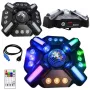 Luz de efeitos múltiplos LED LIGHT4ME MULTIX 3 em 1 (Derby, Strobe, Laser)