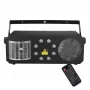 LIGHT4ME PARTY III V2 Efeito múltiplo LED Derby Gobo Wash Strobe Laser com comando remoto IR