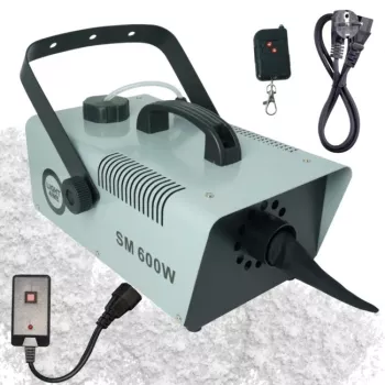 Máquina de neve LIGHT4ME SM 600W com telecomando com fio