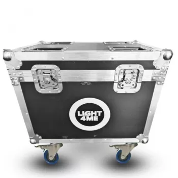 Flight case LIGHT4ME STARWASH 19x15W CASE 2IN1 para 2 moving heads