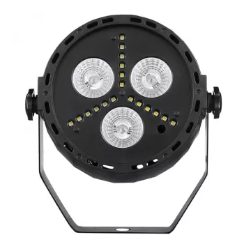 LIGHT4ME TRI PAR STROBE 36W Projetor PAR LED RGB com efeito estroboscópico