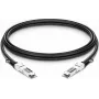Lightwin Cabo de cobre de ligação direta 100G QSFP28 para QSFP28, 0,5m, compatível com HPE/Aruba (LWO-DAC-QSFP28-0.5M-HPE)