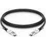 Cabo de cobre de ligação direta Lightwin 100G QSFP28 para QSFP28, 1m, compatível com HPE Aruba (LWO-DAC-QSFP28-1M-HPE)