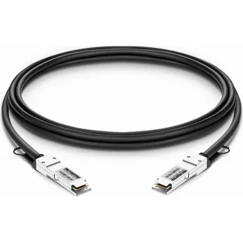 Cabo de cobre de ligação direta Lightwin 100G QSFP28 para QSFP28, 3 m, compatível com HPE Aruba LWO-DAC-QSFP28-3M-HPE