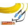 Lightwin LSP-09 LC-LC 20m Cabo de Patch de Fibra Ótica Monomodo Duplex OS1, Amarelo LSP-09 LC-LC 20.0