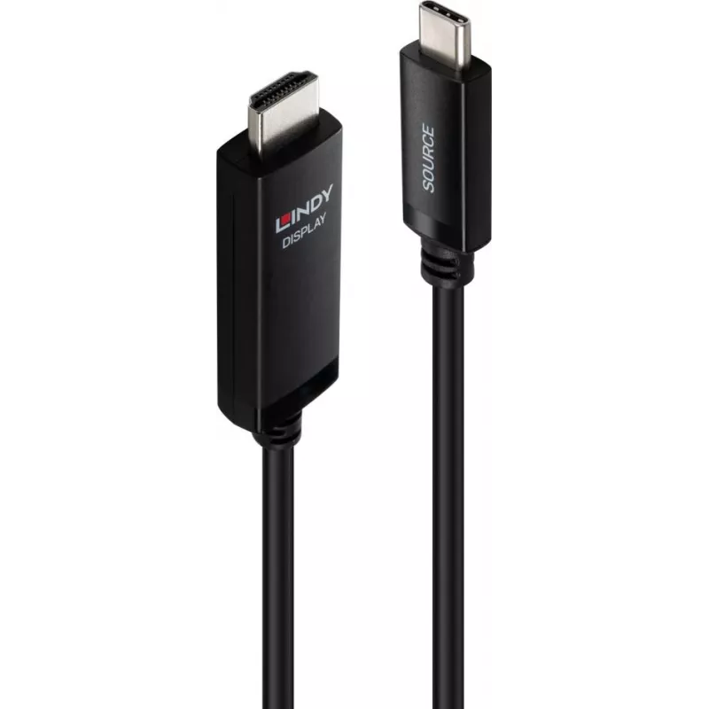 Lindy Cabo adaptador USB Type C para HDMI 8K60 de 1m (43433)