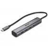 Lindy Hub USB 3.2 Gen 2 Type-C de 4 portas para ligar quatro dispositivos USB Type-C à porta USB Type-C do computador (43384)