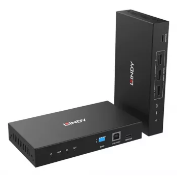 LINDY 5km Fibra ótica HDMI 4K60 KVM USB 2.0, RS-232 & IR Extensor 39366