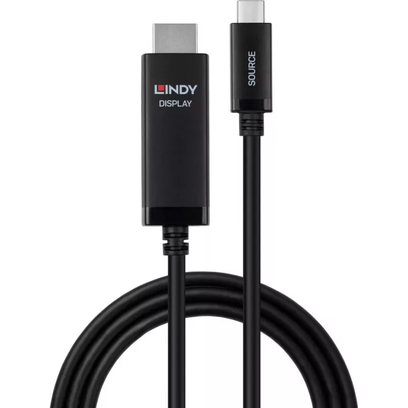 Cabo adaptador Lindy 5m USB Type-C para HDMI 8K60 (43436)