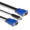 Cabo combinado KVM e USB LINDY 2m