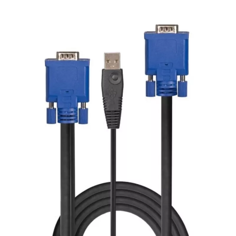 Cabo combinado KVM e USB LINDY 2m
