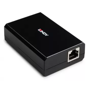Conversor splitter LINDY PoE para USB Type-C, 15W Power Delivery, Gigabit Ethernet, dados USB 2.0, preto 73474
