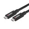 Lindy 43439 USB 3.2 Gen 2 Cabo ativo de USB-C para USB-C, 8 m, 10 Gbps, 8K60, 100 W PD