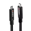 Lindy 43439 USB 3.2 Gen 2 Cabo ativo de USB-C para USB-C, 8 m, 10 Gbps, 8K60, 100 W PD